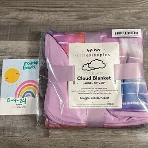 Little sleepies cloud blanket